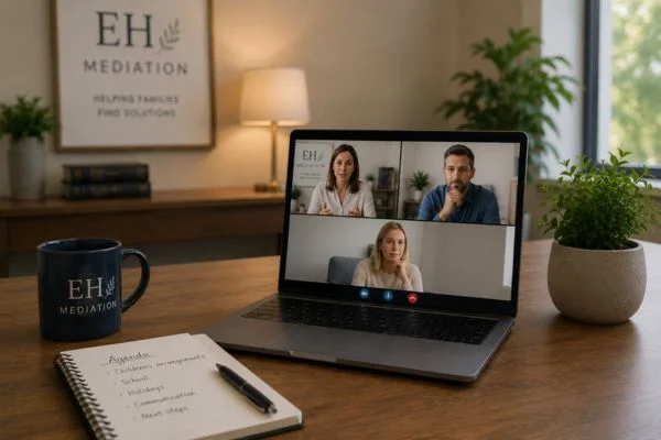 child access mediation Plymouth online meeting.
